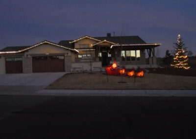 Christmas Lights installed by Five Star Lighting