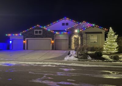 Christmas Lights installed by Five Star Lighting