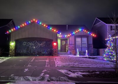 Christmas Lights installed by Five Star Lighting